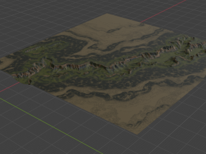 Valley Terrain Modelo 3D
