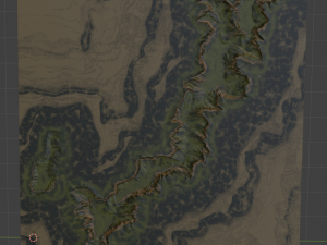 Valley Terrain Modelo 3D
