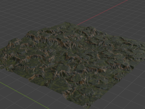 Valley Terrain 2 Model 3D