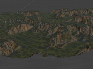 Valley Terrain 3 3Dモデル