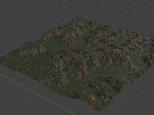 Valley Terrain 3 3Dモデル