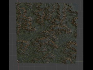 Valley Terrain 3 3Dモデル