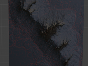 Volcano Terrain 4 Modelo 3D
