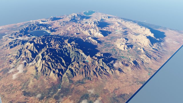Realistic Terrain 53 Modello 3D .c4d .max .obj .3ds .fbx .stl .blend 