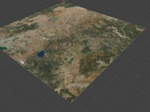 Realistic Terrain 54 3D Model