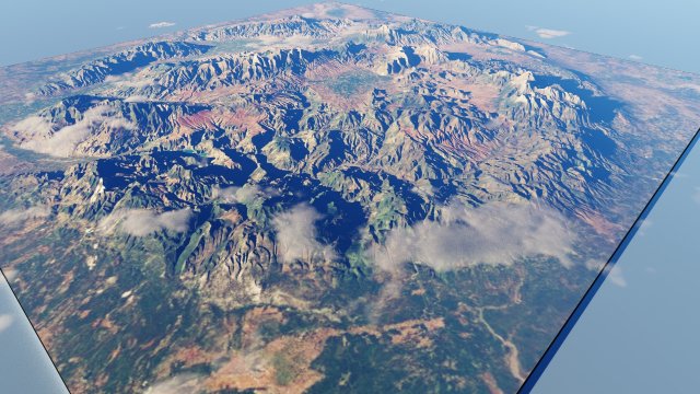 Realistic Terrain 55 3D मॉडल .c4d .max .obj .3ds .fbx .stl .blend