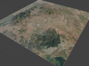 Realistic Terrain 56 3D Model
