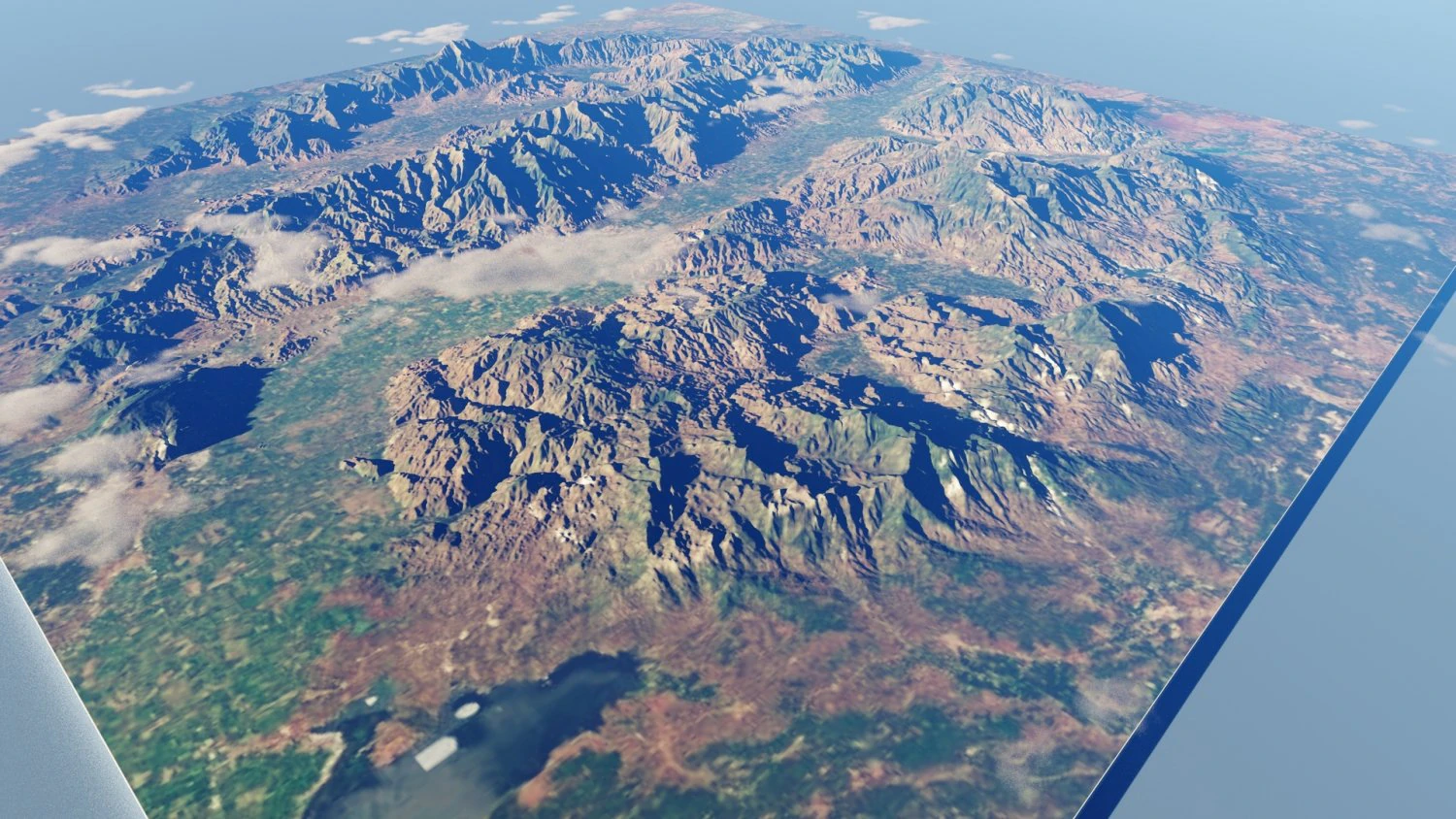 Realistic Terrain 57 3D Model .c4d .max .obj .3ds .fbx .stl .blend 