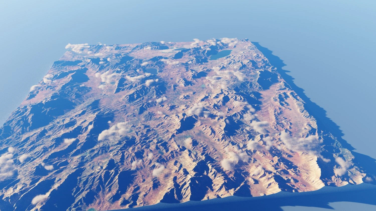 Realistic Terrain 59 3D Model .c4d .max .obj .3ds .fbx .stl .blend 