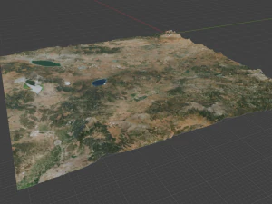 Realistic Terrain 59 3D Model