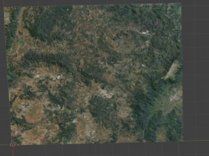 Realistic Terrain 60 3D Model