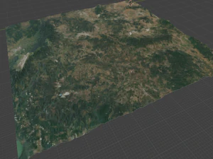 Realistic Terrain 60 3D Model