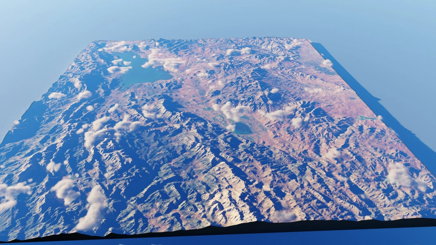 Realistic Terrain 61 3D Model .c4d .max .obj .3ds .fbx .stl .blend 