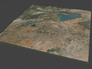 Realistic Terrain 61 3D Model