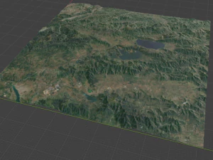 Realistisches Gel&auml;nde 63 3D Modell