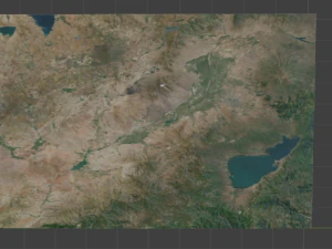 Realistic Terrain 64 3D Model