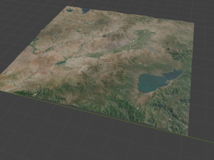 Realistic Terrain 64 Model 3D