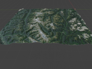 Alps Mountain 25 3D Модель