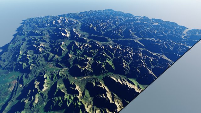 Alps Mountain 26 3D Model .c4d .max .obj .3ds .fbx .stl .blend 