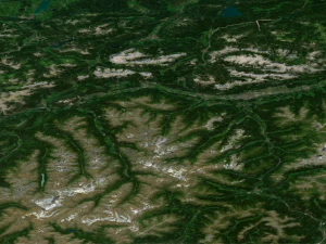 알프스산 26 3D 모델