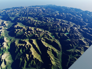 Alps Mountain 27 Modèle 3D
