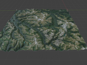 Alps Mountain 27 Model 3D