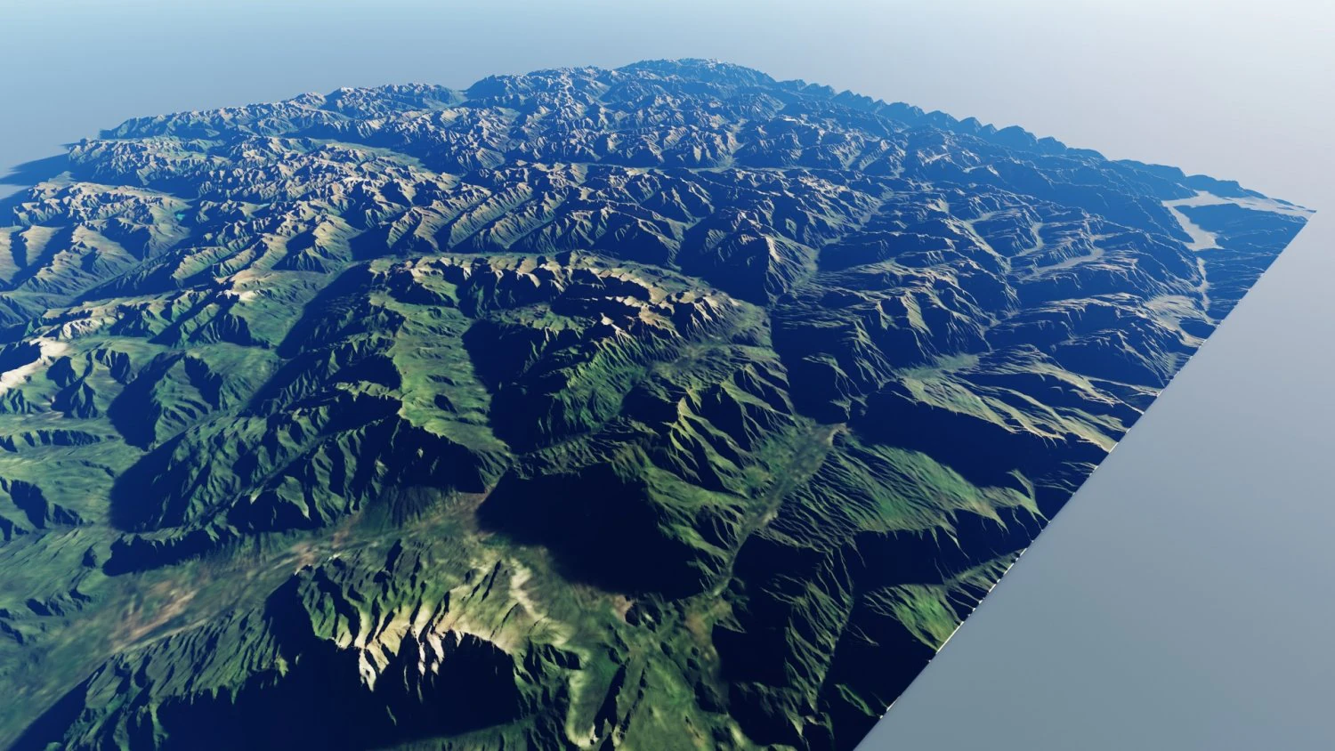 Alps Mountain 28 3D Model .c4d .max .obj .3ds .fbx .stl .blend 