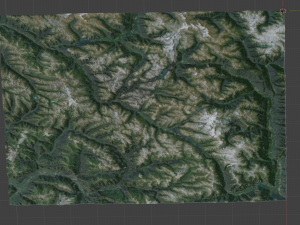 Alps Mountain 28 3D Model
