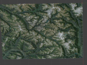 Alps Mountain 28 3D Model