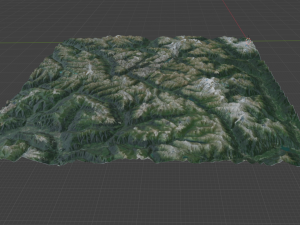 Alps Mountain 28 3D Model