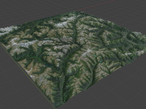 Alps Mountain 28 3D Model