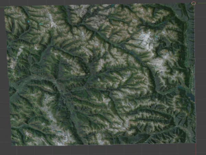 Alps Mountain 29 3D Model