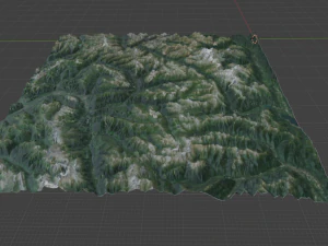 Alps Mountain 29 3D Model