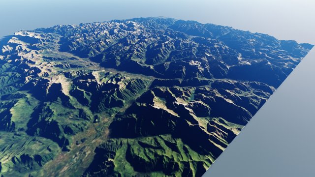 Alps Mountain 30 Model 3D .c4d .max .obj .3ds .fbx .stl .blend 