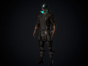 MANCyberPunk Modelo 3D