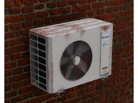 Kondycjoner GREE z falownikiem Model 3D