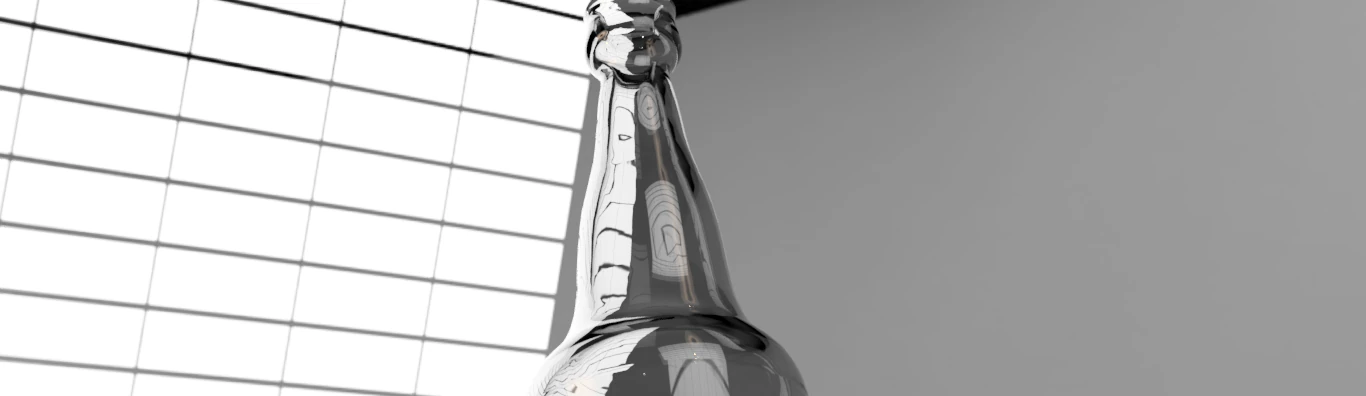 Glass bottle 3D Model .c4d .max .obj .3ds .fbx .stl .blend 