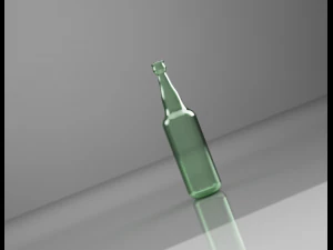 Glass bottle 3D Model