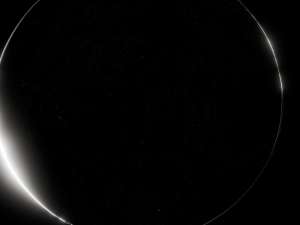 Photorealistic 3D Planet Model Featuring Rings and Night Lights Low-poly Modelo 3D
