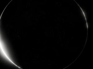 Photorealistic 3D Planet Model Featuring Rings and Night Lights Low-poly 3D Model