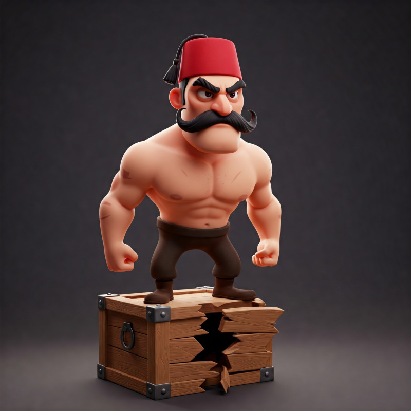 Ottaman 3D-printmodel .c4d .max .obj .3ds .fbx .stl .blend