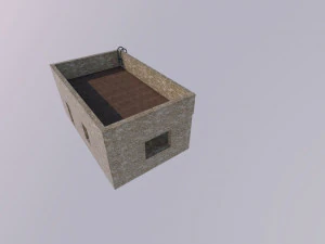 Single Room with Loft Access 3D Model