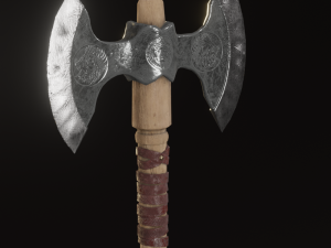 Viking Axe pack PBR Low poly game ready Low-poly 3D 模型