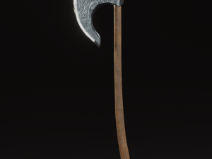 Viking Axe pack PBR Low poly game ready Low-poly 3D 模型