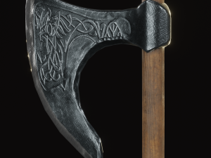 Viking Axe pack PBR Low poly game ready Low-poly 3D 模型