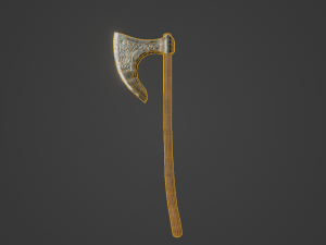 Viking Axe pack PBR Low poly game ready Low-poly 3D 模型