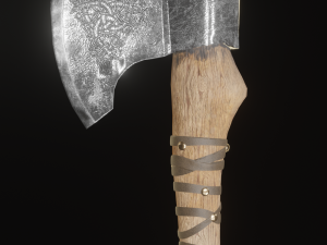Viking Axe pack PBR Low poly game ready Low-poly 3D 模型