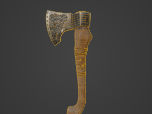 Viking Axe pack PBR Low poly game ready Low-poly 3D 模型