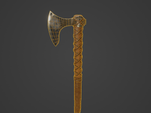 Viking Axe pack PBR Low poly game ready Low-poly 3D 模型