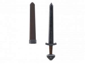 Swords viking pack low poly game ready Low-poly Modelo 3D